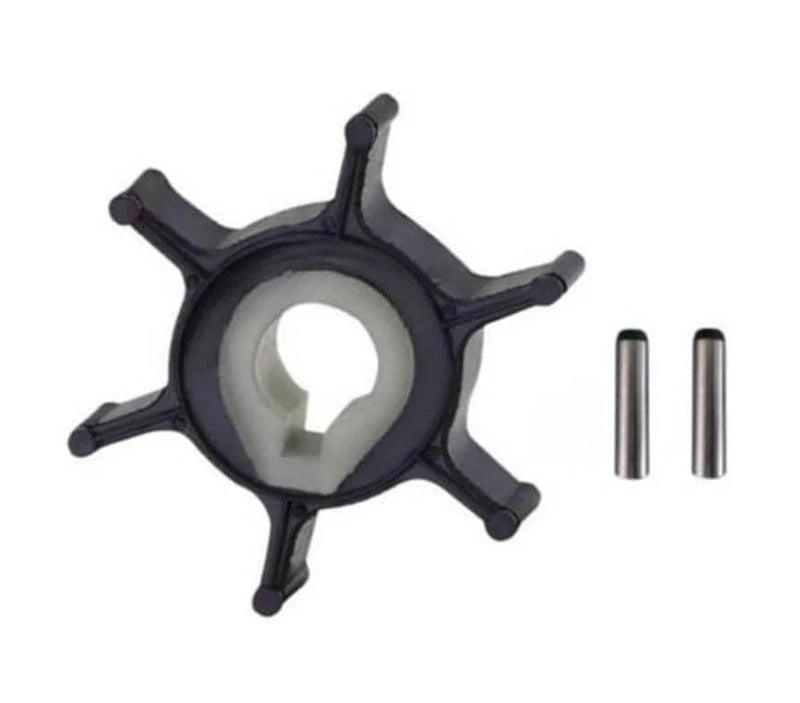 Water Pump Impeller with Pin for Yamaha 2 Stroke 2 HP Outboard (646-44352-01)
