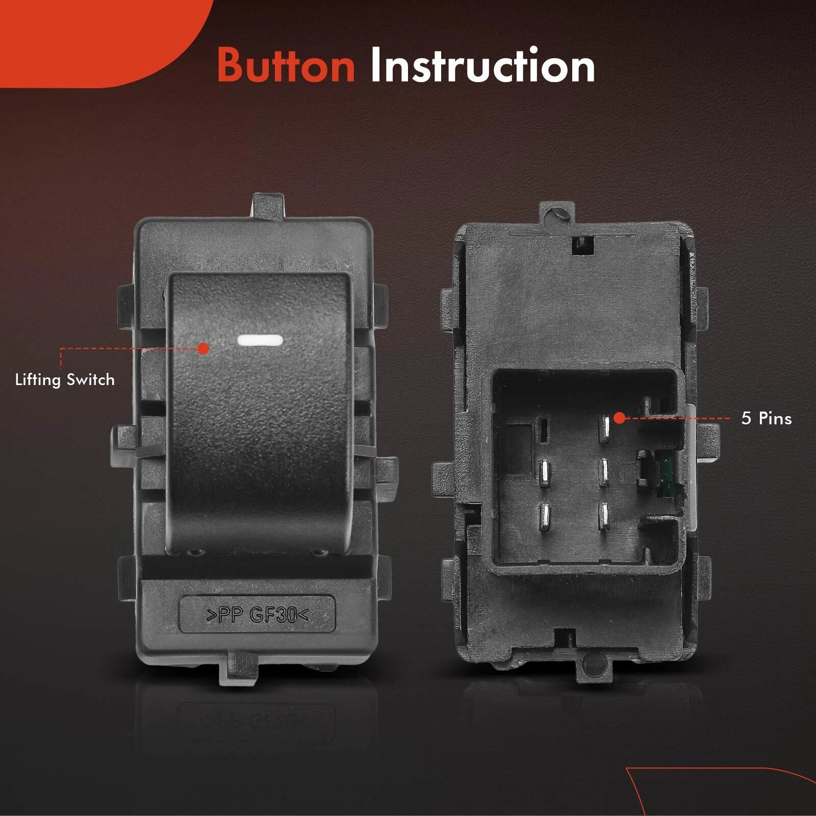 Power Window Switch for Ford F250 Super Duty (2011-2016)