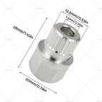 40/23PT Hollow Anti Theft Wheel Lock Lug Nut Screw Removal Key for BMW