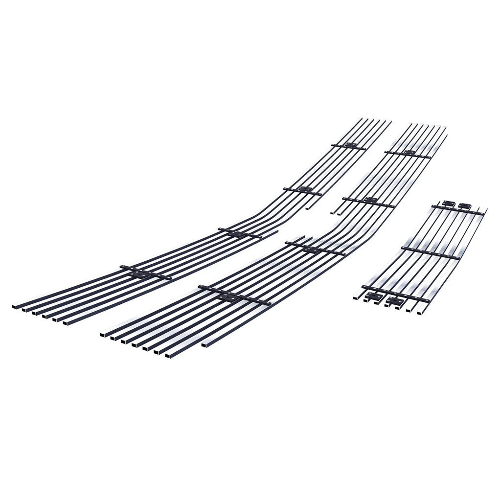 Stainless Chrome Billet Grille Combo for Chevy Silverado 2500/3500HD (2015-2018)