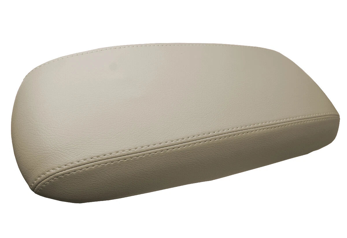 Leather Console Lid Pull Over Cover for Ford Escape (2001–2004) Beige