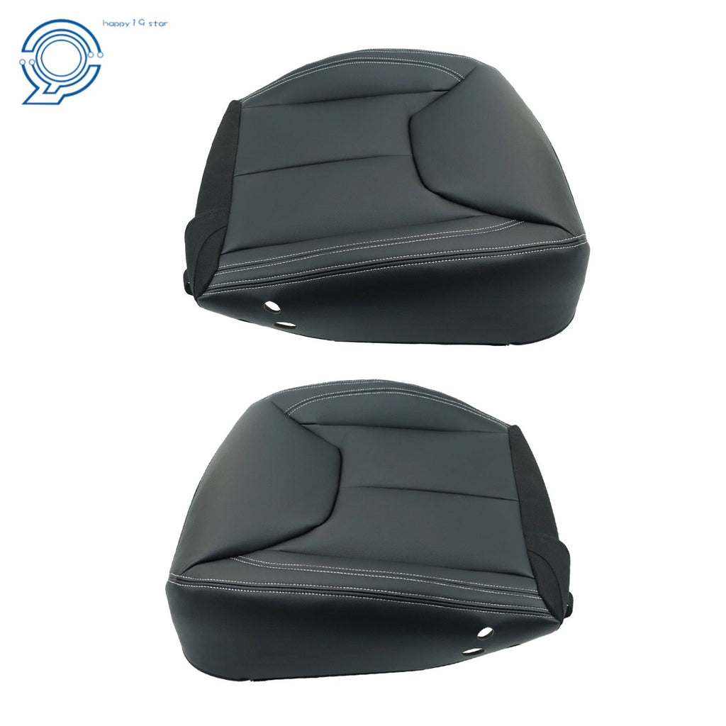 Set of 2 Leather Seat Covers for Jeep Wrangler (2013-2017)