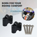 1.5" Handlebar Mount Clamps for Yamaha Raptor 700/700R (2013–2026)