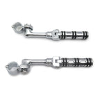 Chrome Edge 4.5" Footrest Peg Kit for Harley Touring Sportster (1.25")