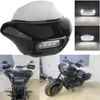 Headlight Fairing Windshield + LED Headlamp for Harley Softail FXFBS (2018-2023)