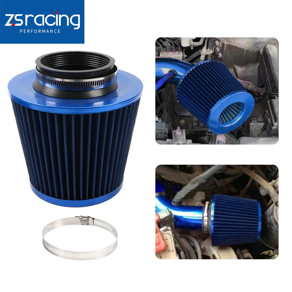 3" Cold Air Intake Cone Replacement Dry Air Filter for Car Truck