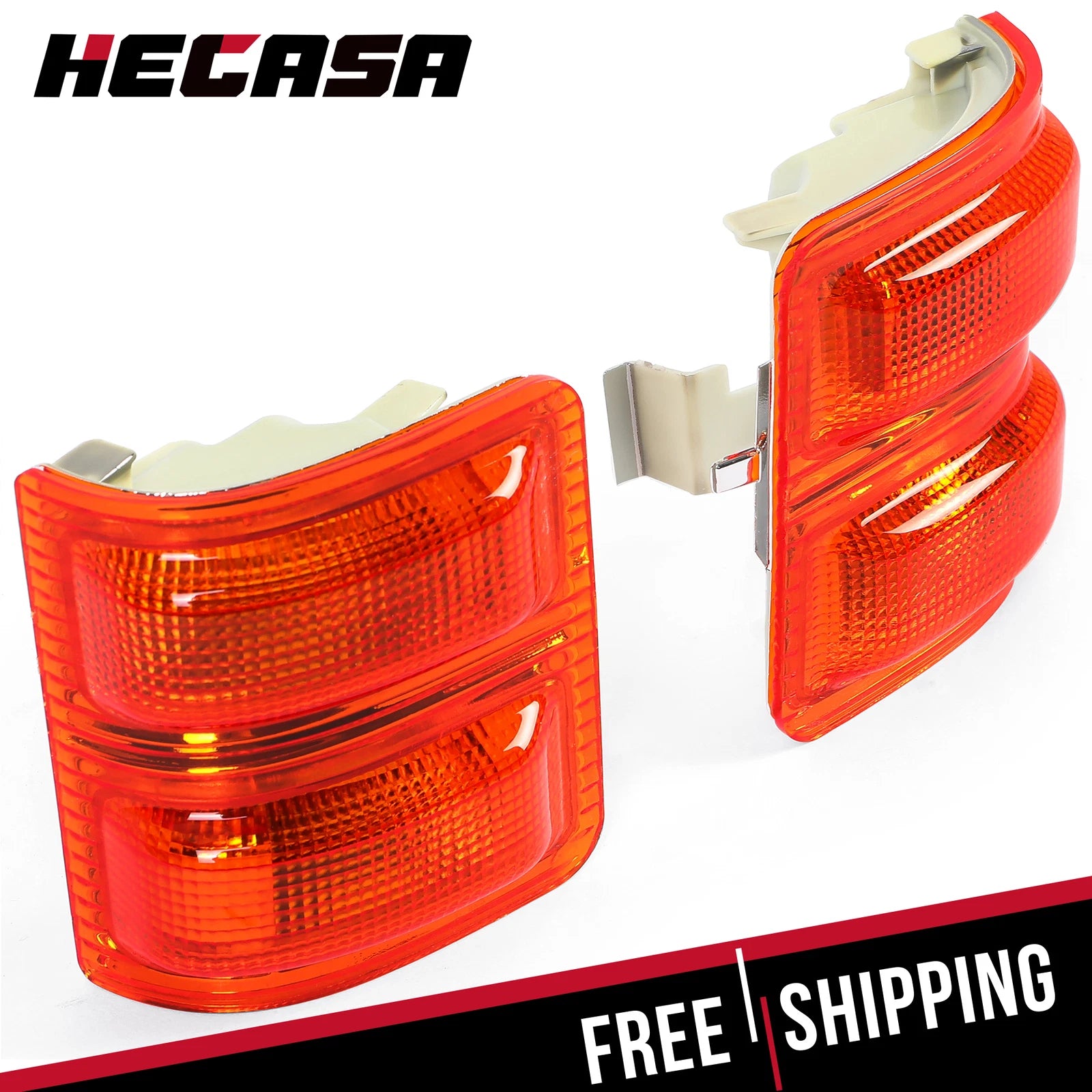 Amber Lens Side Mirror Turn Signal Lights for Ford F-250 F-350 (2008–2016)