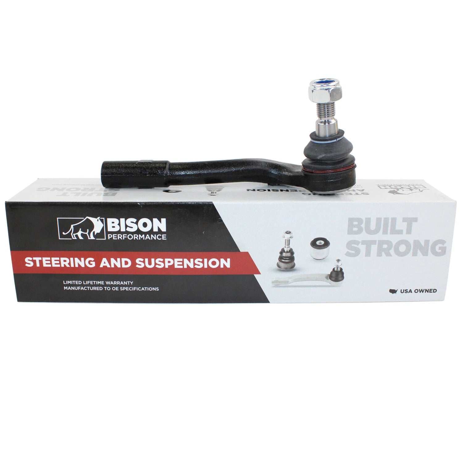 Bison Performance Driver Left Outer Steering Tie Rod End for A209 R171 S203 W203 (2002–2012)