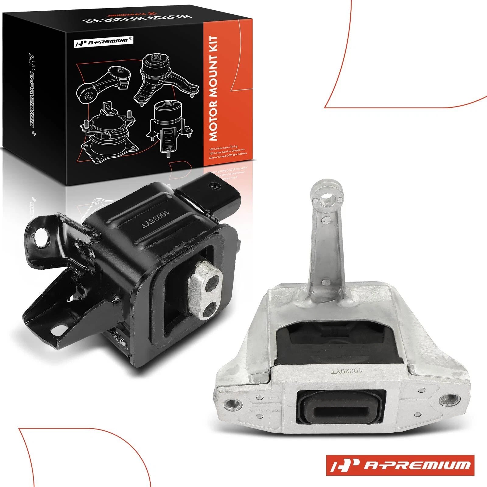 2X Engine Motor & Transmission Mount for Hyundai Elantra (2017–2020)
