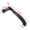 Black Foot Shift Lever w/ Shifter Peg for Harley Dyna FLD FXD FXDF (1991–2017)