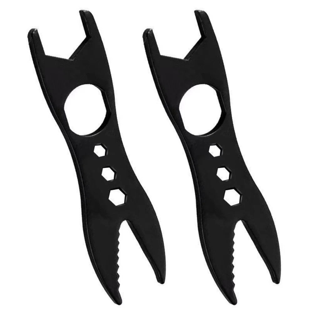 2X Double Headed Wrench Steel Tool with Ergonomic Grip for Car Repair