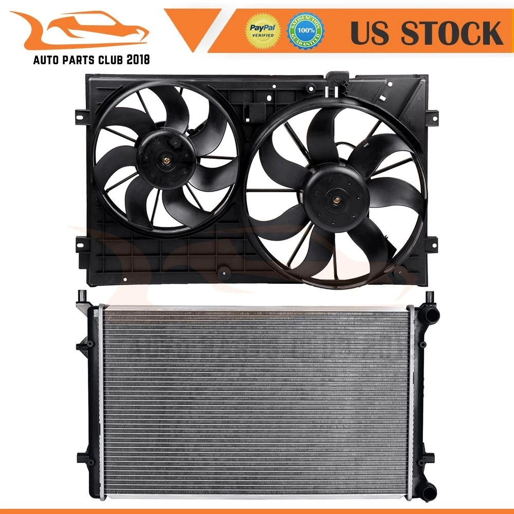 Radiator and Cooling Fan Assembly for Volkswagen Golf (2010–2014)