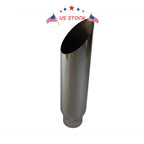 Stainless Steel Exhaust Tip for Universal Fit (3" Inlet, 4" Outlet)