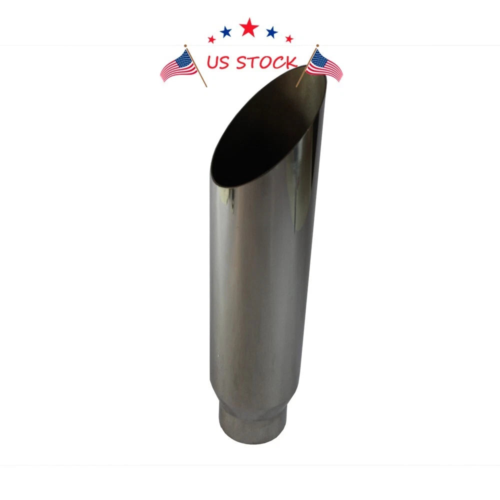 Stainless Steel Exhaust Tip for Universal Fit (3" Inlet, 4" Outlet)