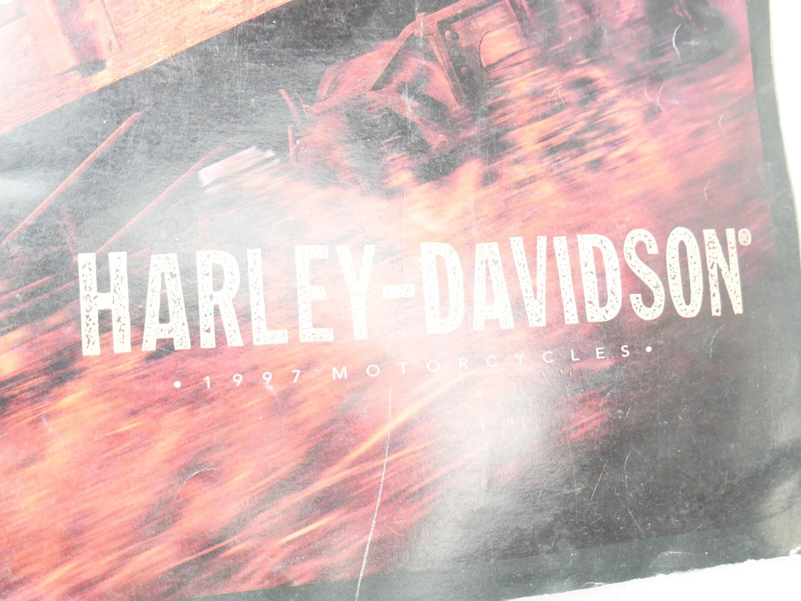 Genuine Motorcycle Magazine Brochure for Harley Davidson (1997) 99360-97v