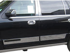 4pc Luxury FX Stainless Upper Rocker Panels for 15-17 Lincoln Navigator L Model
