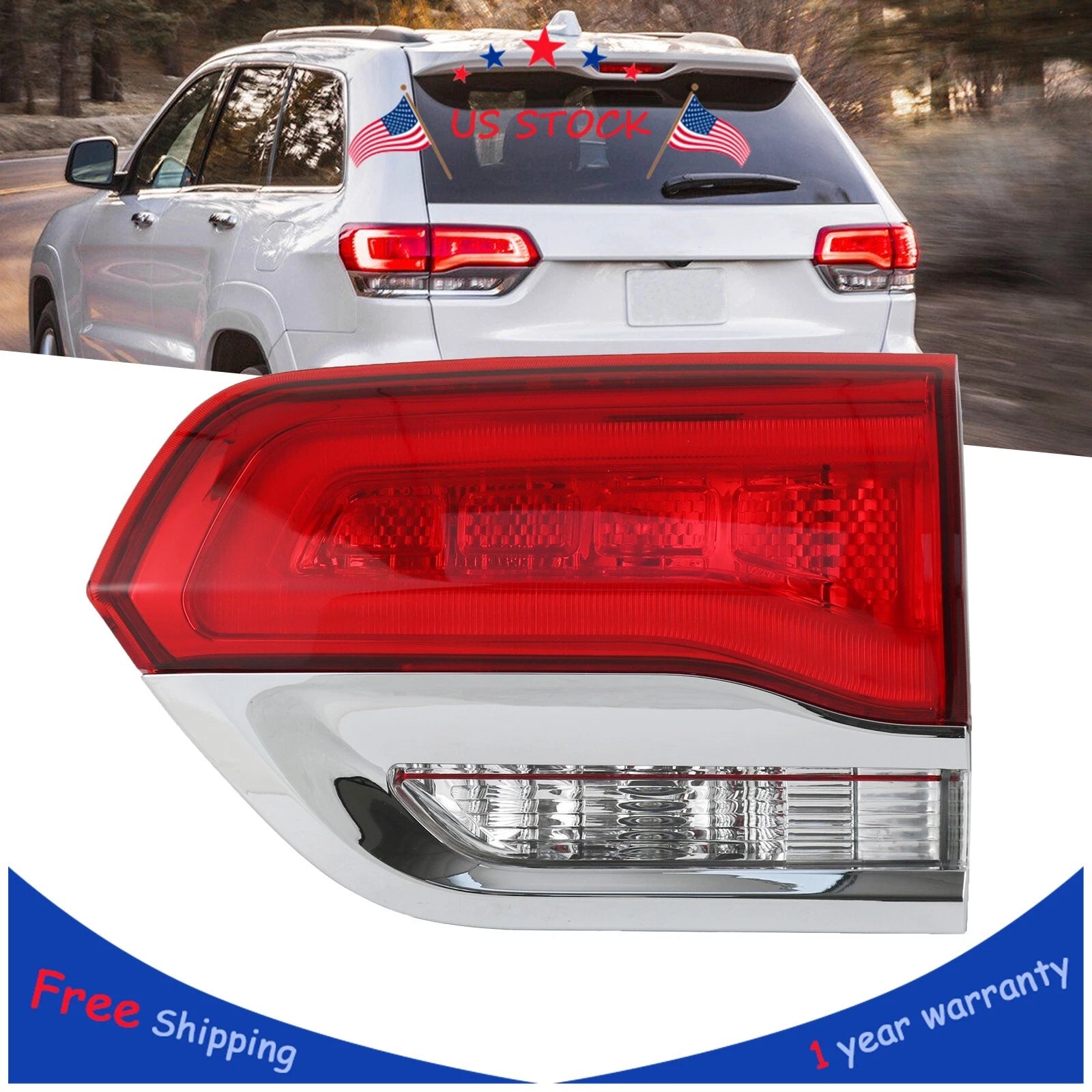 Rear Right Halogen Tail Light for Jeep Grand Cherokee (2014–2020)