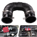 3" Flexible Cold Air Intake Hose Filter Pipe Kit for Universal Fit