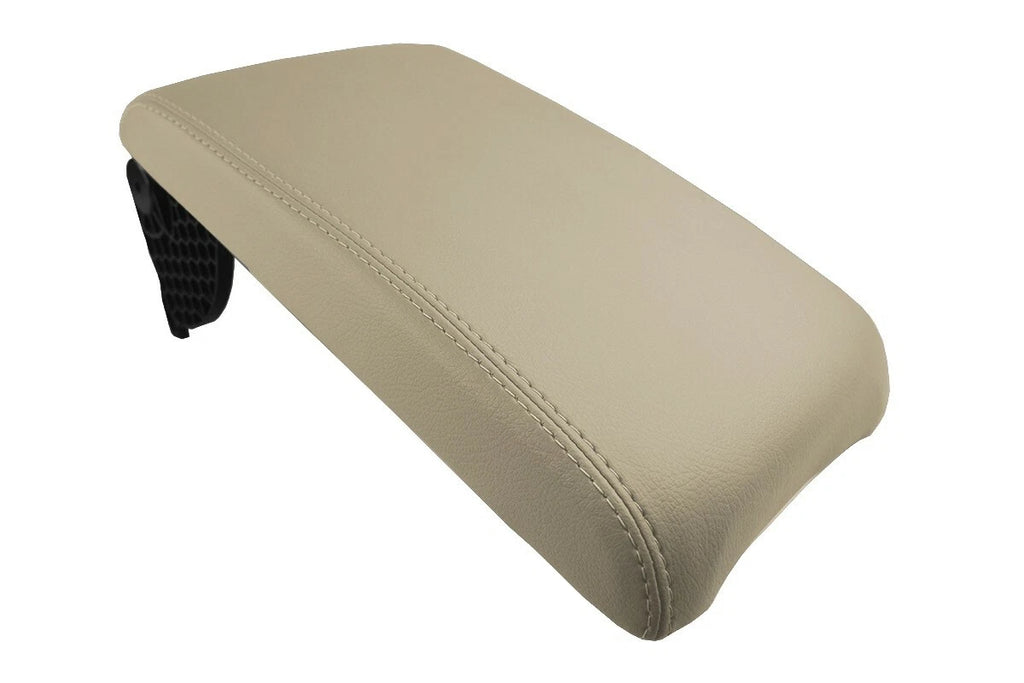 Leather Console Lid Pull Over Cover for Toyota Camry (2012–2017) Beige