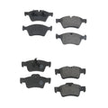 Set of 4 Hella Low-Met Disc Brake Pads for Mercedes X164 W164 (2007–2012)