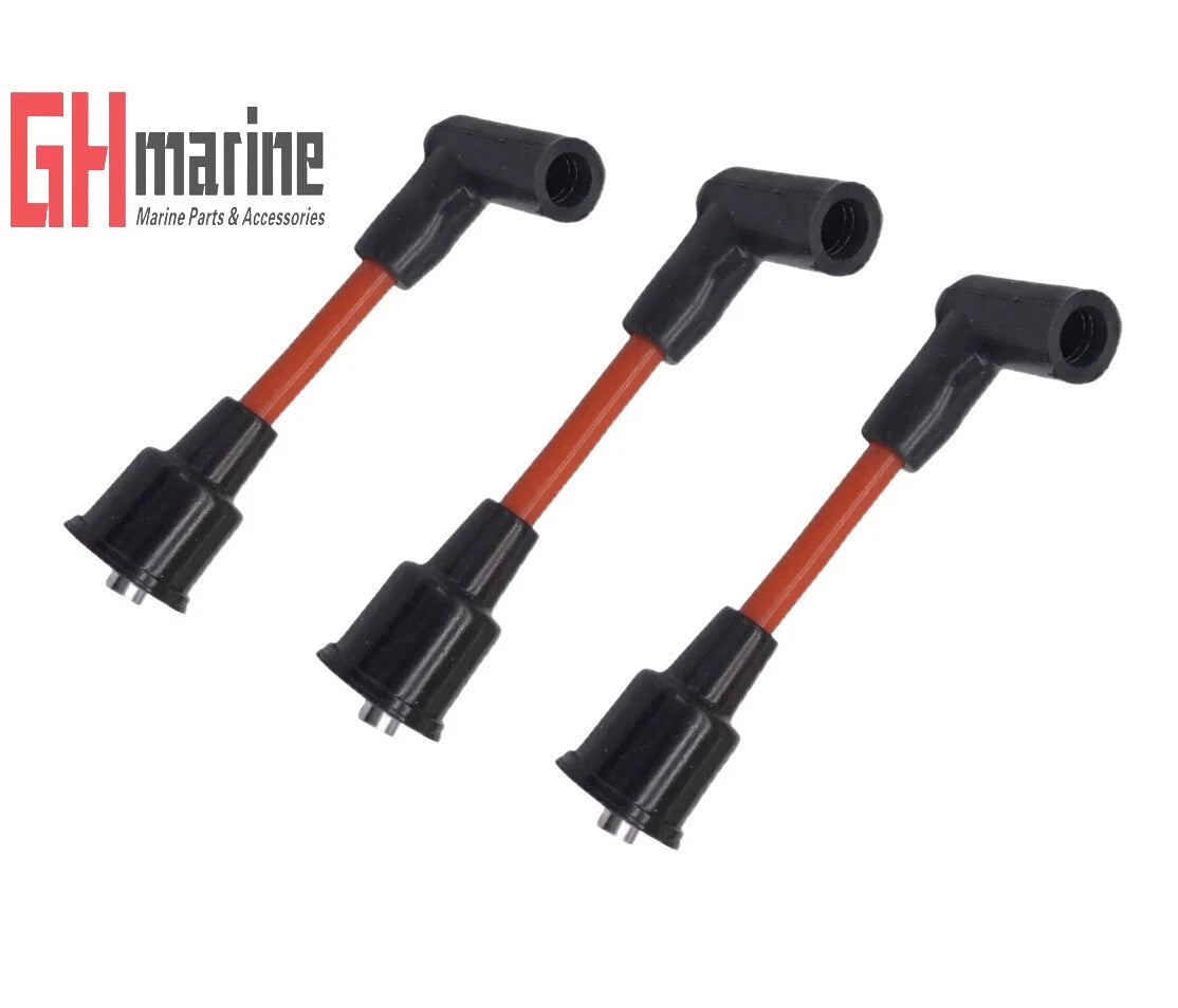 3Pcs Spark Plug-Coil Wires for Mercury 150-175-200 (813715A1, 99215A25, 99215A29)