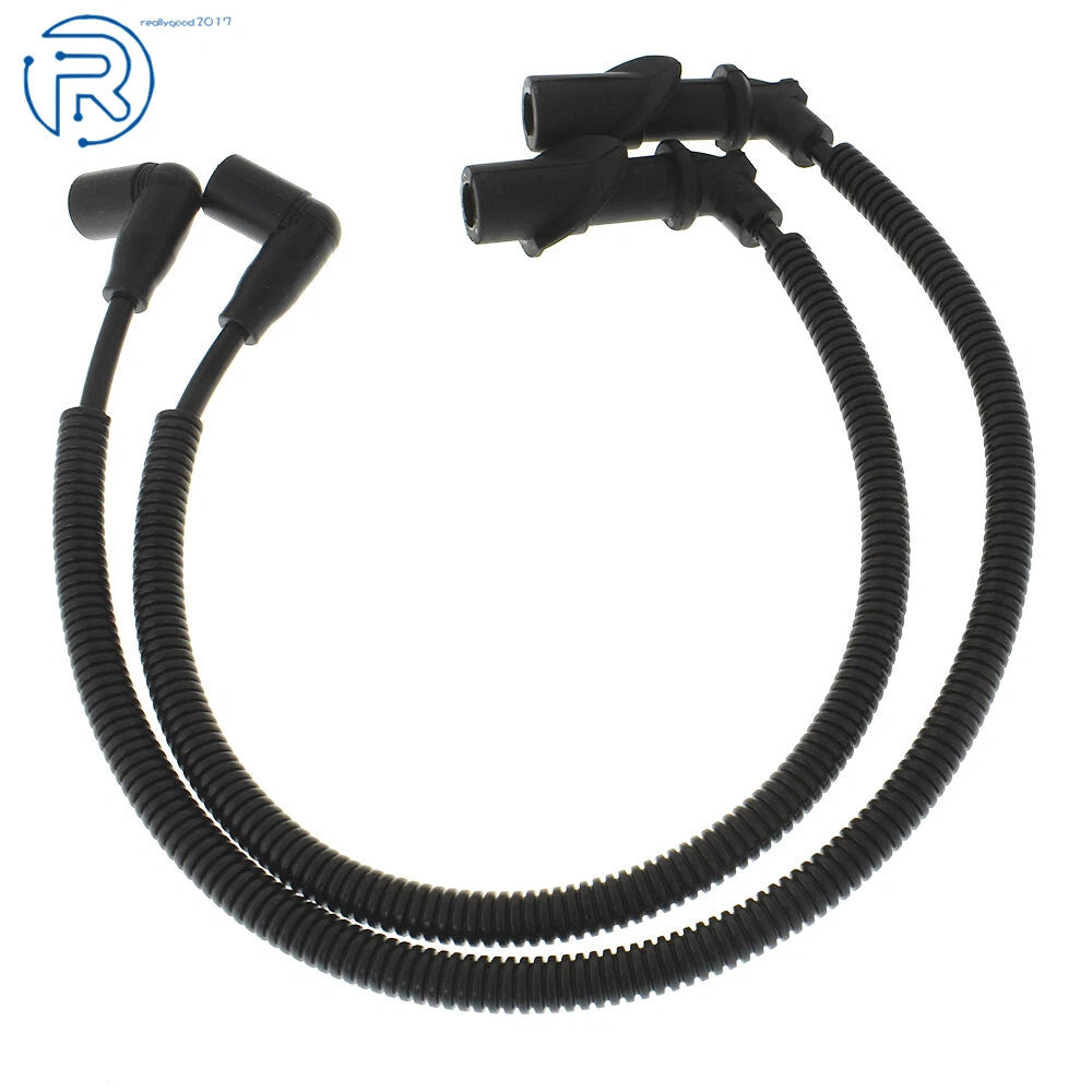 2X Ignition Coil Spark Plug Cap & Wire for Polaris RZR XP (2008-2014)