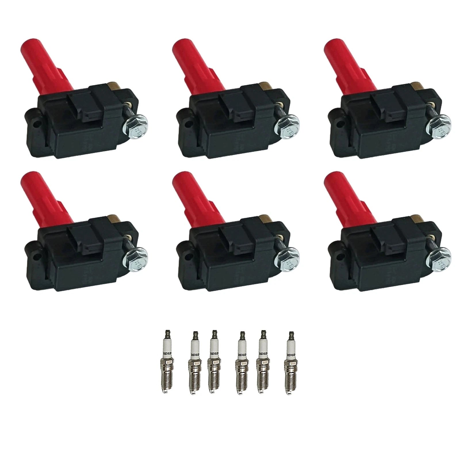 Set of 6 Ignition Coils & Iridium Spark Plugs for Subaru Outback Legacy (2000–2023)