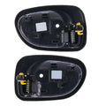 2 x Door Handle Inner Black LH+RH for Hyundai Excel X3 (1994–2000)