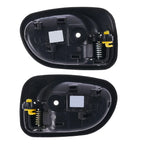 2 x Door Handle Inner Black LH+RH for Hyundai Excel X3 (1994–2000)