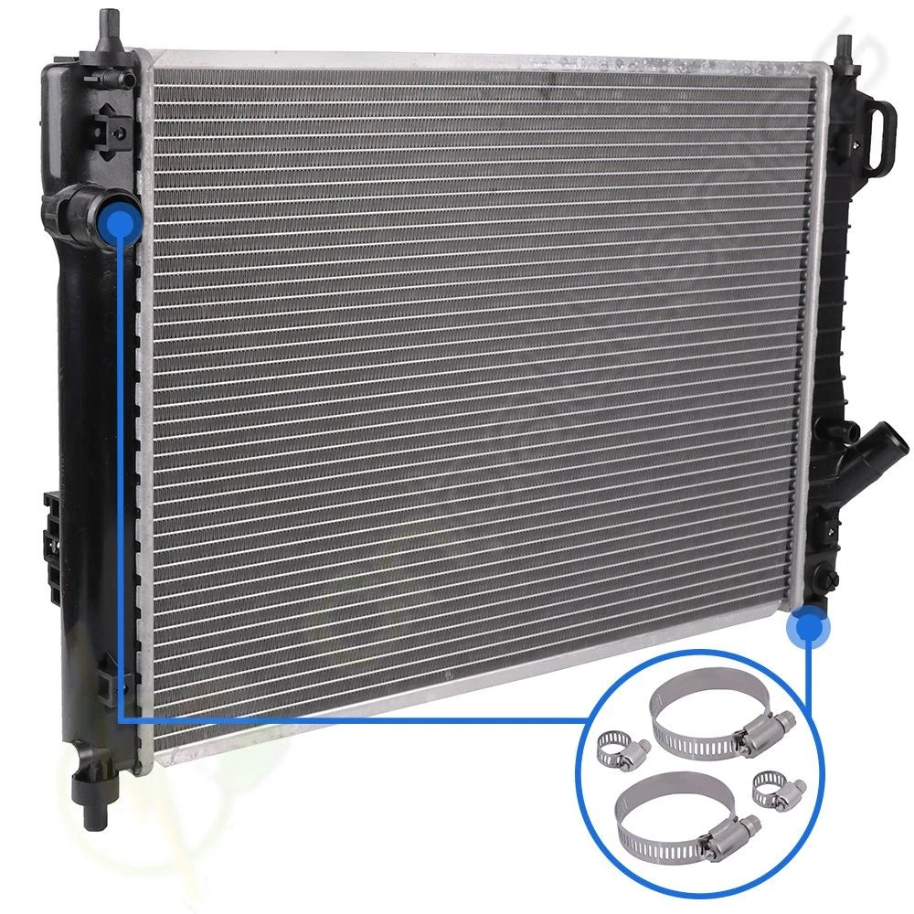 Radiator for Pontiac G3 (2009–2010) w/ 8-10mm 27-51mm Hose Clamps