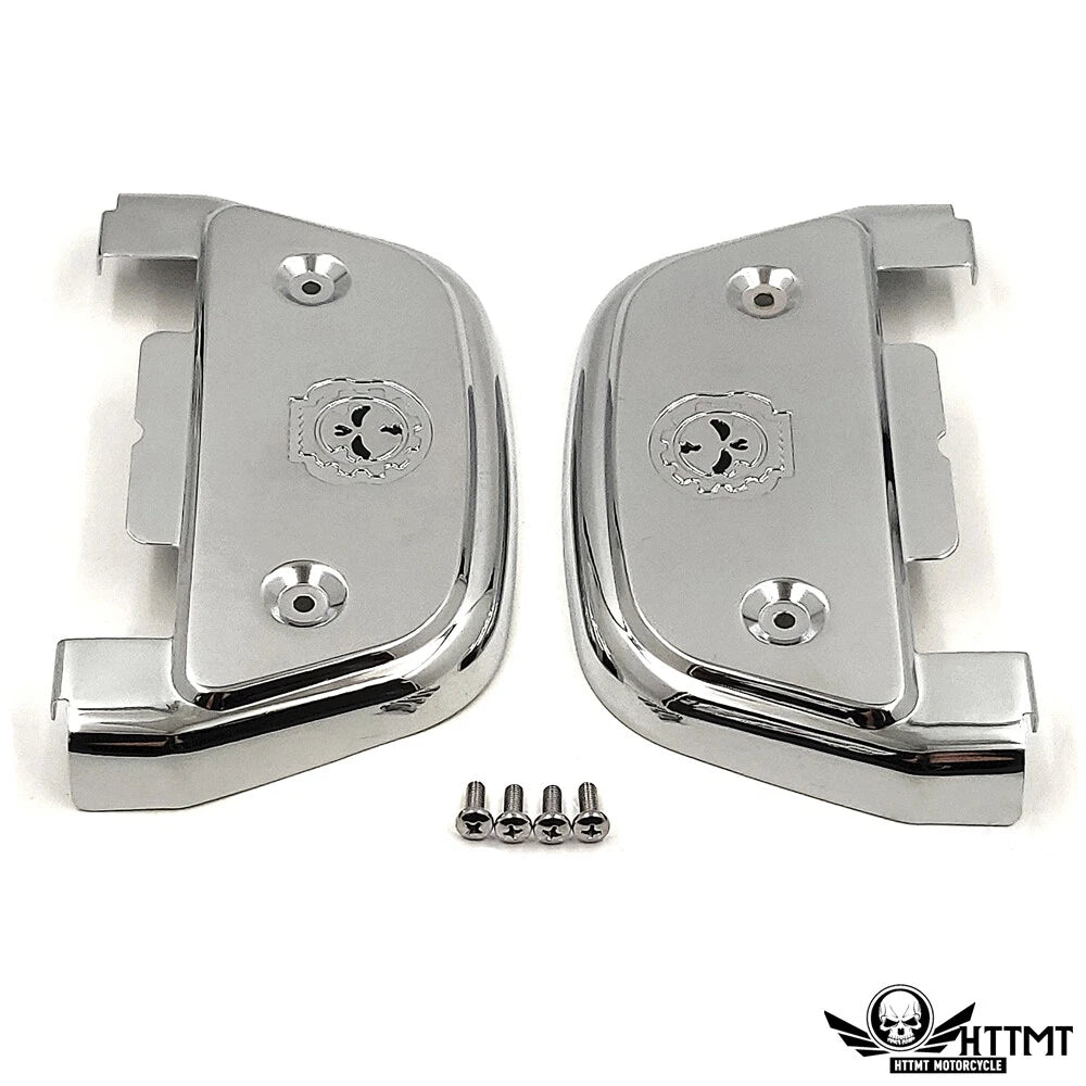 Skull Passenger Footboard Cover for Harley Dyna (2006–2017), Softail (1986–2017), Touring (1987–2017)