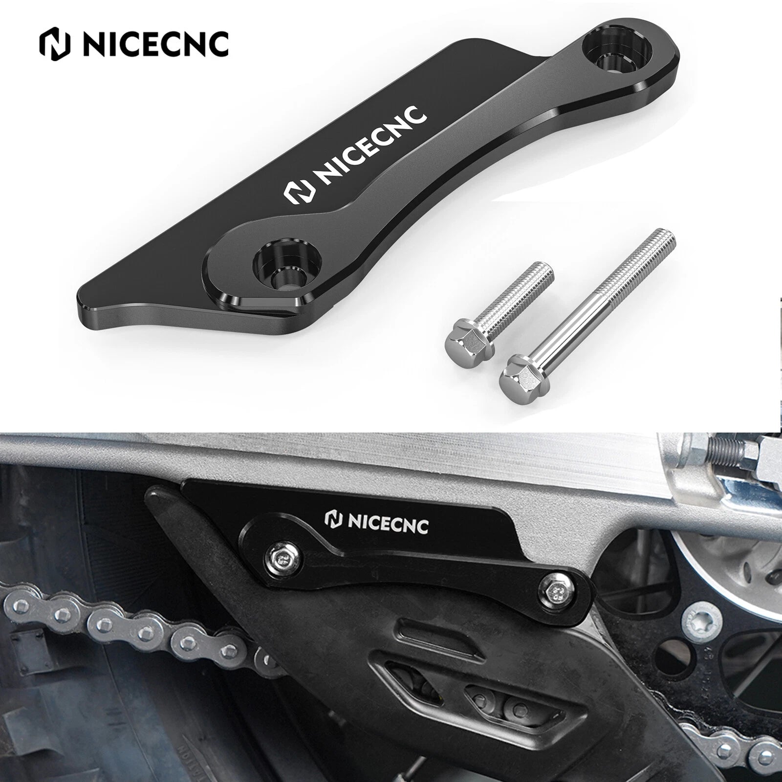 Rear Swingarm Guard for KTM 125 250 350 450 XC/SX/XCF/SXF (2023–2024)
