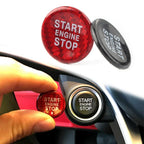 Ignition Start Button Cover Cap Sticker for Alfa Romeo Giulia Stelvio (2017-2023)