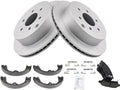 Rear Brake Pad Rotor and Parking Brake Kit for Suzuki Equator (2009–2012) NR696PX
