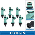 Fuel Injector 3.0L for Lexus GS300 Base Sedan (1998-2005) - 6 x Blue Injectors
