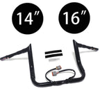 14" Rise HandleBar for Harley Glide FLTRI FLHT/I FLHTCUI FLHTCI FLHX/I (1996–2006)