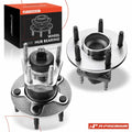2X Rear Wheel Hub & Bearing Assembly w/ ABS for Chevy HHR (2006–2011)