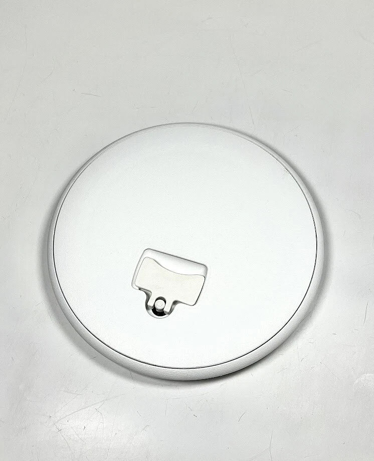 8in Boat Deck Plate for Jim Black (OEM, Polar White)