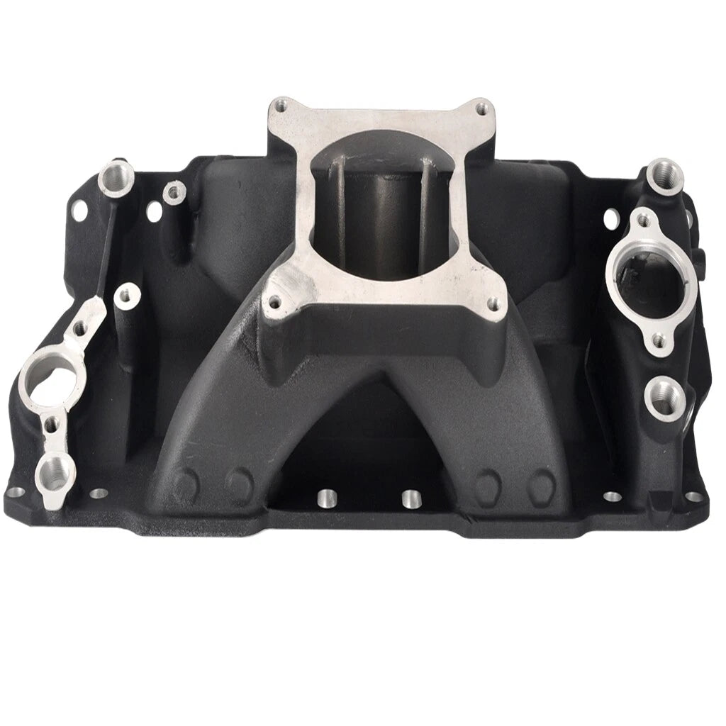 Intake Manifold Dual Plane Aluminum for Chevy Small Block SBC 350 400 (1956–1986)