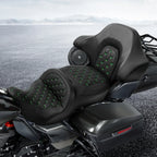 Driver Passenger Seat & Backrest for Harley Touring Road Street Glide (14-23)