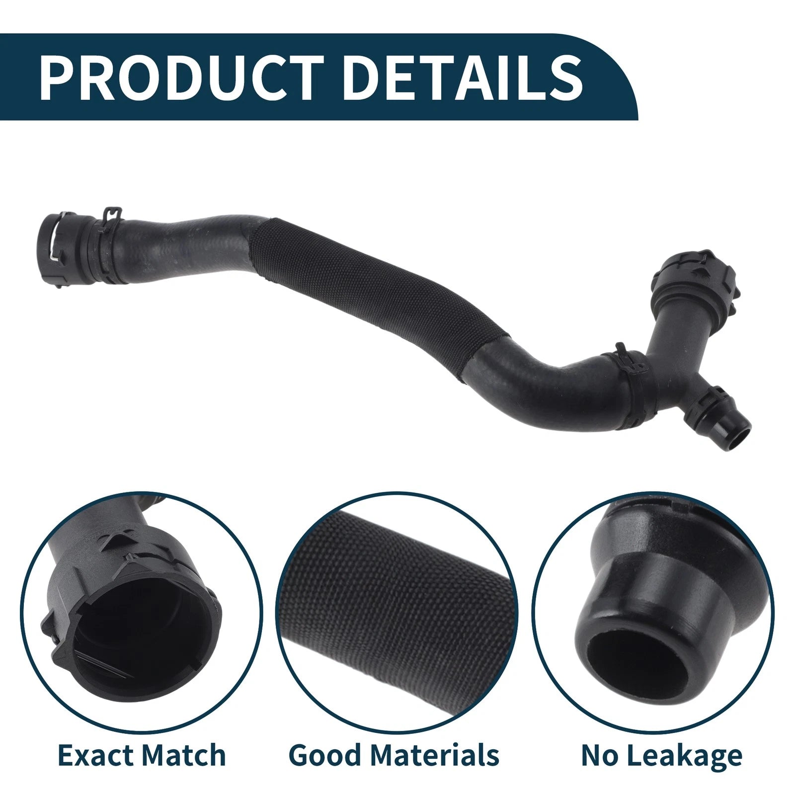 Radiator Hose for Audi A6 Quattro (2019–2025) No. 4K0122101BL Rubber