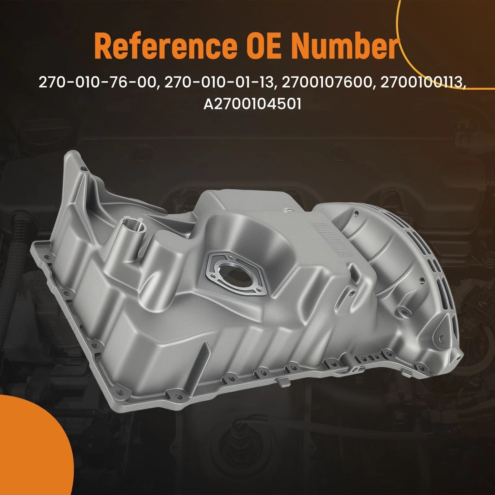 Engine Oil Pan Assembly for Mercedes-Benz CLA250 (2014-2019)