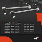 2X Front Sway Bar Link for Kia Spectra (2004–2009) Spectra5 (2005–2009)