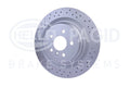 Hella Pagid Rear Disc Brake Rotor for Mercedes-Benz GL450, GL550 (2013)