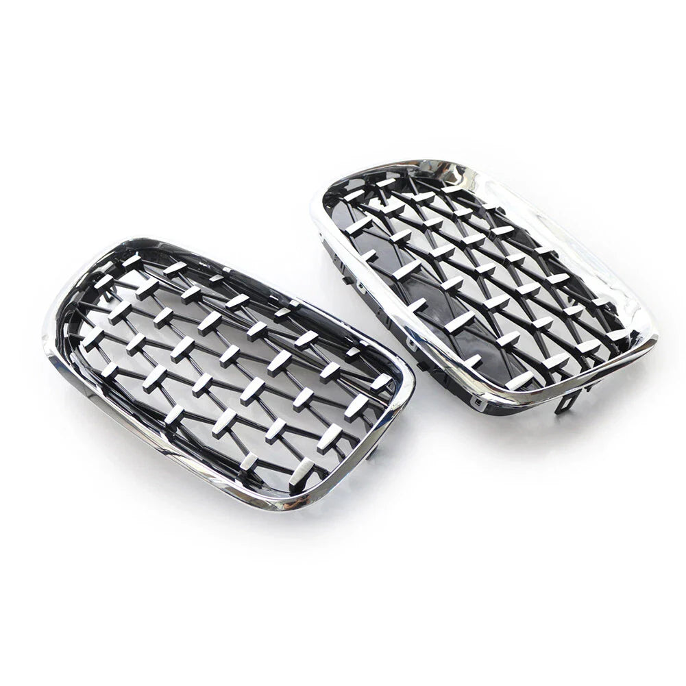 Diamond Style Chrome Front Kidney Grille for BMW X5 (2007-2013)