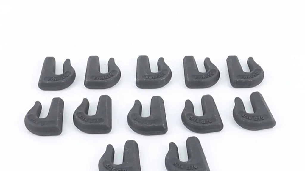 12Pcs 5/16" Weld On Chain Grab Hook for Tractor Bucket Trailer Tie Down