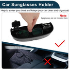 Sunglasses Case for BMW X1 F48 (2016–2024) Eyeglasses Holder Storage Box Black