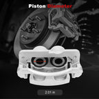Set of 2 Silver Brake Calipers for Cadillac Escalade (2002-2006)