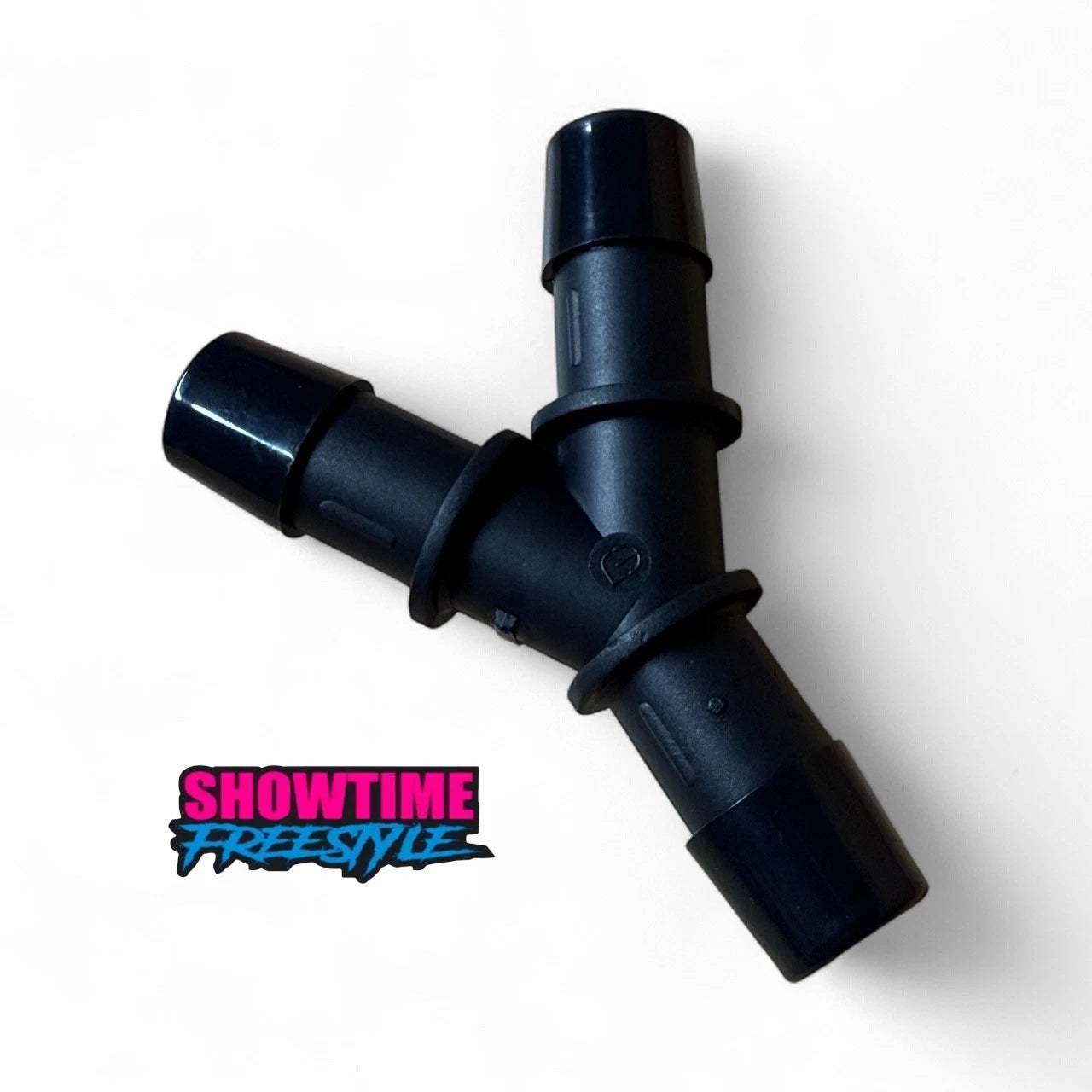 3/8" Hose-Barb Y WYE Connector Fitting for HHO Air Fuel (Black Nylon)