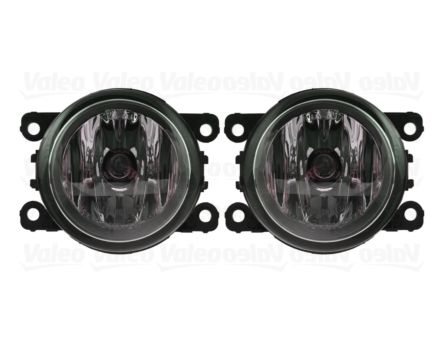 Set of 2 Valeo Front Halogen Clear Fog Lights for Ford Jaguar Lincoln